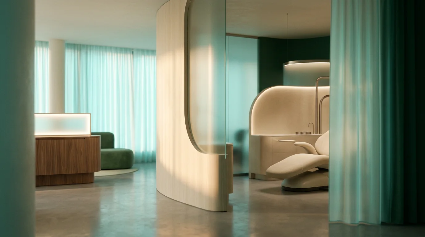 Rustgevende tandheelkundige wellness sfeer. Organiq Grow marketing voor tandartsen.
