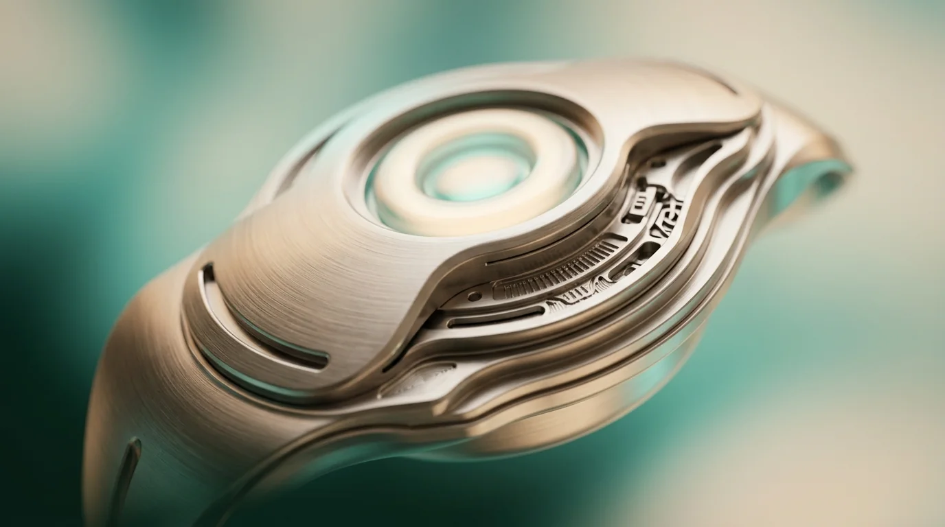 Glossy high-tech component. Veldhoven ASML ecosystem.